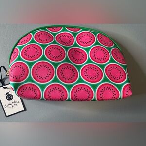 Clementine & Jane Watermelon Print dome shaped Cosmetic Bag
